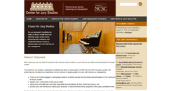 Desktop Screenshot of ncsc-jurystudies.org