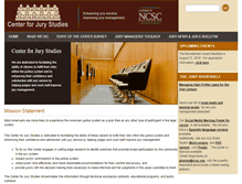 Tablet Screenshot of ncsc-jurystudies.org